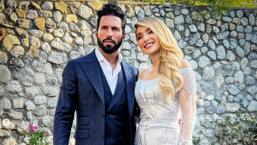 Poncho de Nigris presume la lujosa boda de su hermano y le llueven críticas a Marcela Mistral por su vestido casi blanco: FOTOS