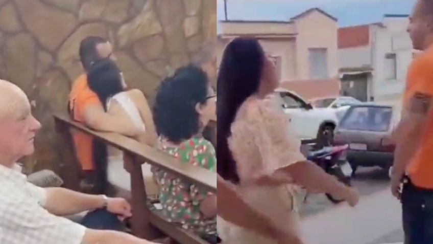 VIDEO: mujer encuentra a su esposo con su amante en plena iglesia y se arman los golpes