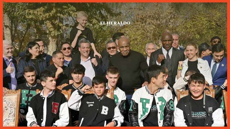 Tyson y Holyfield visitaron a huérfanos y paralímpicos