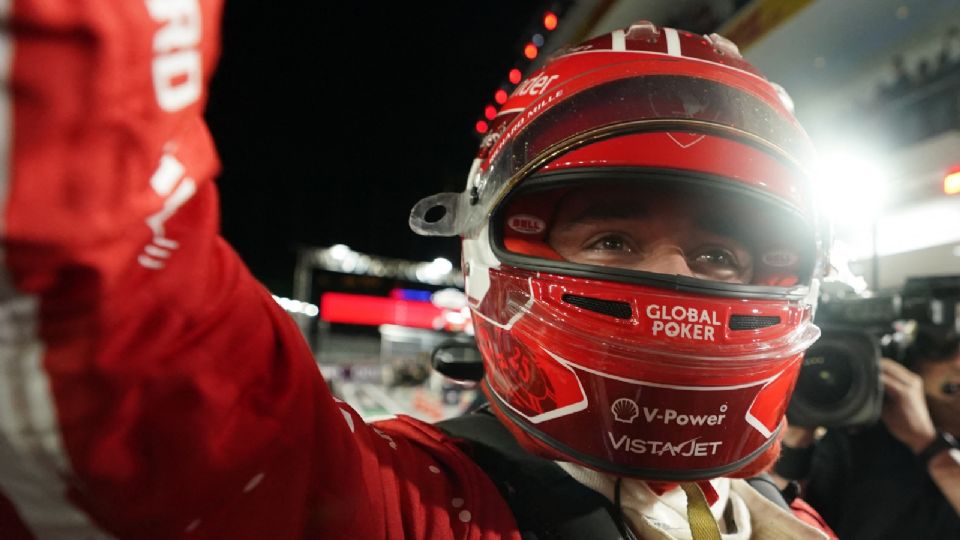 Charles Leclerc se impuso durante la calificación en el circuito de Las Vegas.