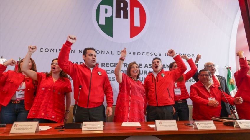 Xóchitl Gálvez pide al FAM caminar unido: PRD y PRI le dan la precandidatura presidencial