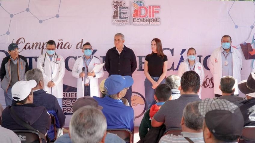 Esmeralda Vallejo pone en marcha campaña para prevenir el cáncer de próstata en Ecatepec