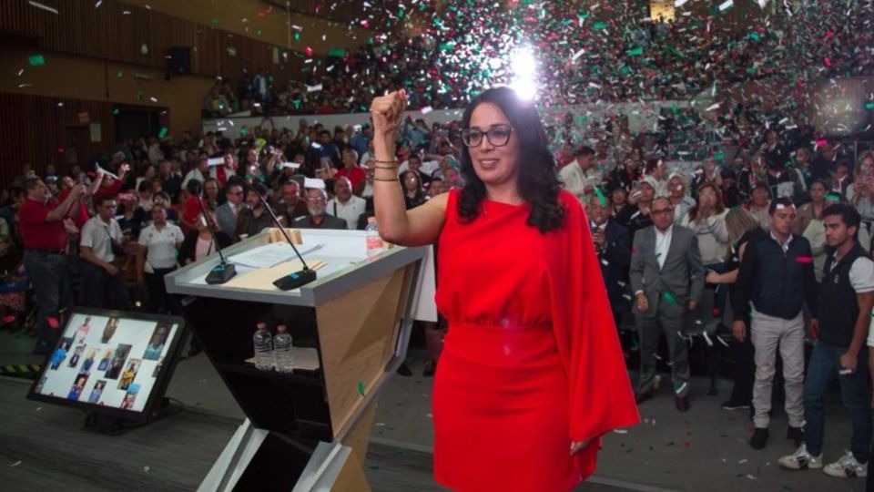 La diputada del PRI en el Congreso capitalino y aspirante a ser alcaldesa de Cuauhtémoc, Silvia Sánchez