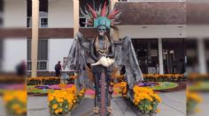 Joven se viste de Mictlantecuhtli, dios azteca del inframundo, y le niegan participar en concurso: "no es mexicano"