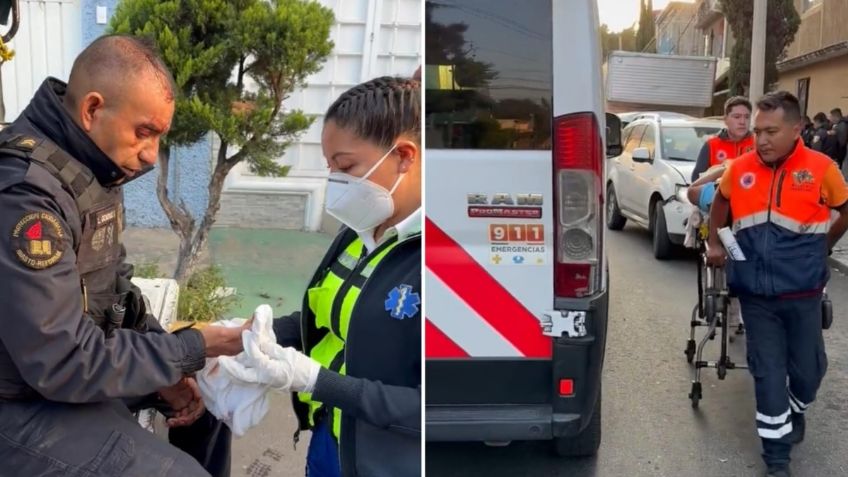 VIDEO: Policía interviene para calmar pleito entre pareja y termina acuchillado en Iztapalapa