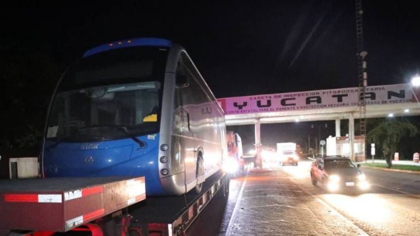 Yucatán recibe las primeras 5 unidades del Ie-Tram, el moderno sistema de transporte cubrirá 5 rutas de alta demanda