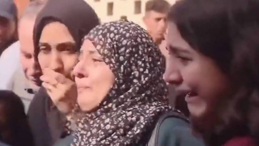 VIDEO: el drama de una madre llorando sobre el cadáver de su hijo en Gaza, "todo esto es culpa de Hamás"