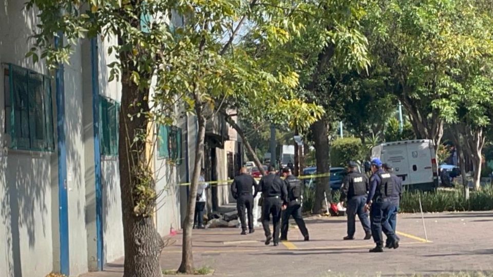 Elementos de la Secretaria de Seguridad Ciudadana acordonaron la zona