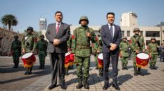 113 aniversario de la Revolución Mexicana: realizan ceremonia de honores a la bandera en la explanada Leona Vicario