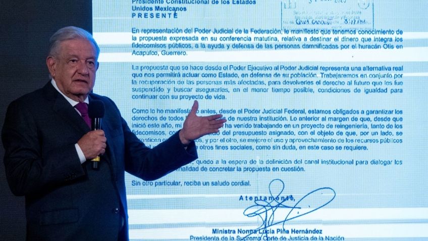 AMLO lamenta que el dinero de los fideicomisos del Poder Judicial no vaya a Acapulco, acusa presiones sobre Norma Piña