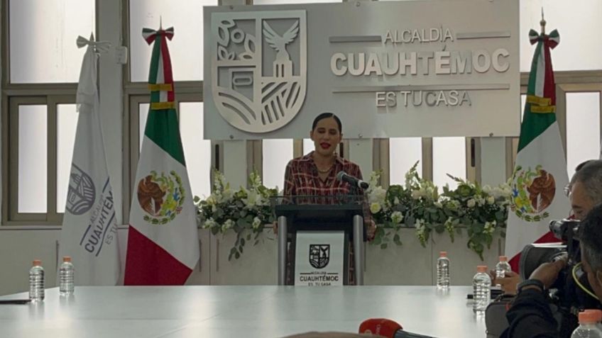 Sandra Cuevas rompe formalmente con PAN, PRI y PRD