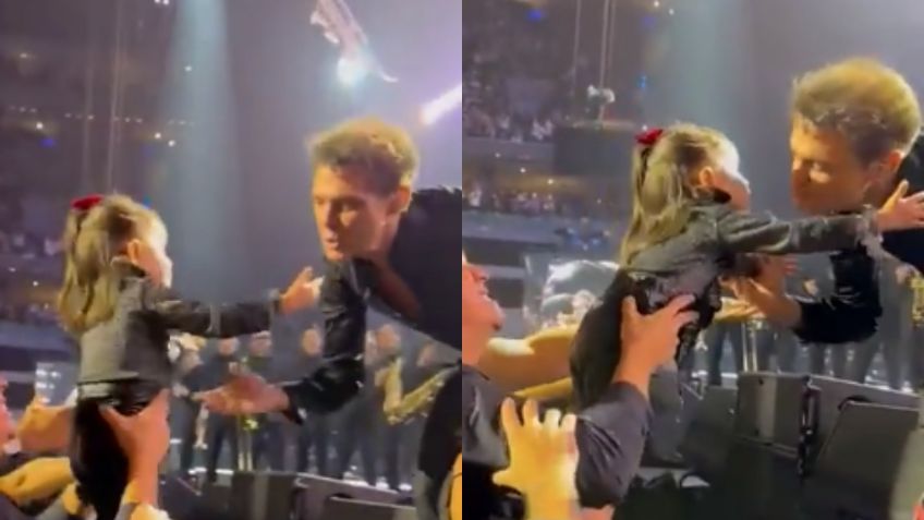 VIDEO: Luis Miguel recibe el beso de una fan en pleno concierto, momento se vuelve viral