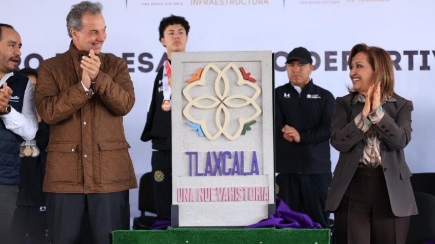 Lorena Cuéllar devela primera piedra del Centro de Desarrollo Deportivo de Alto Rendimiento de Tlaxcala