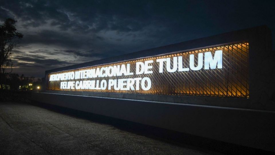 Aeropuerto Felipe Carrillo Puerto, en Tulum.