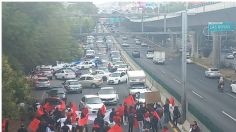 Manifestantes cierran la México-Toluca y provocan caos vial, alternativas viales