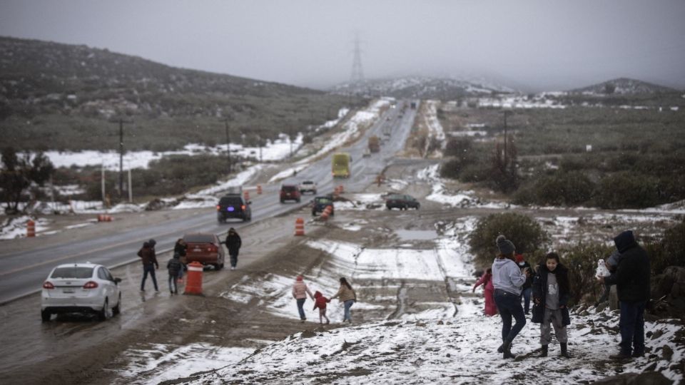 Esta semana podrían presentarse nevadas en seis estados del país.