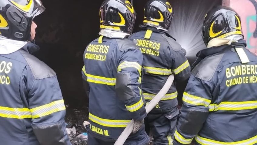 Incendio en la colonia Morelos moviliza a Bomberos de la Cuauhtémoc, van cuatro en una semana