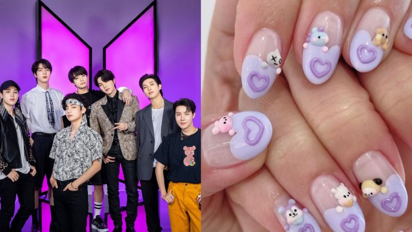 3 diseños de uñas coreanas inspiradas en BTS muy aesthetic para invierno