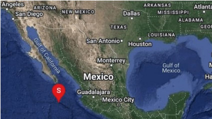 Sismo de intensidad 5.0 se registra hoy en Cabo San Lucas, Baja California Sur