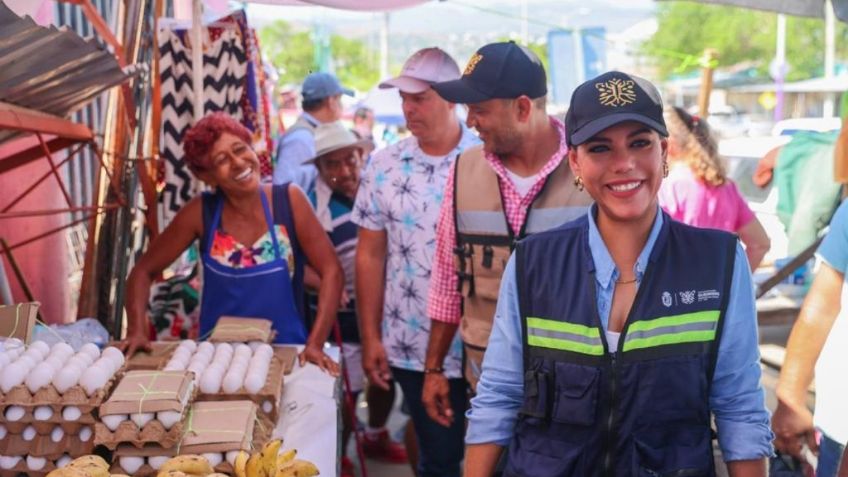 Evelyn Salgado logra más calles limpias y libres de escombro en Acapulco