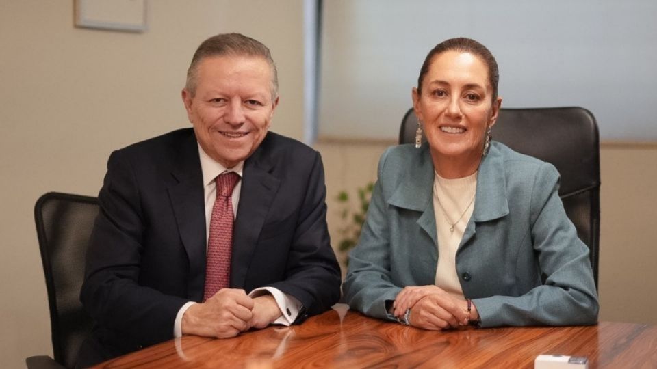 Claudia Sheinbaum y Arturo Zaldívar informaron que trabajarán para la transformación de México. Imagen de archivo.