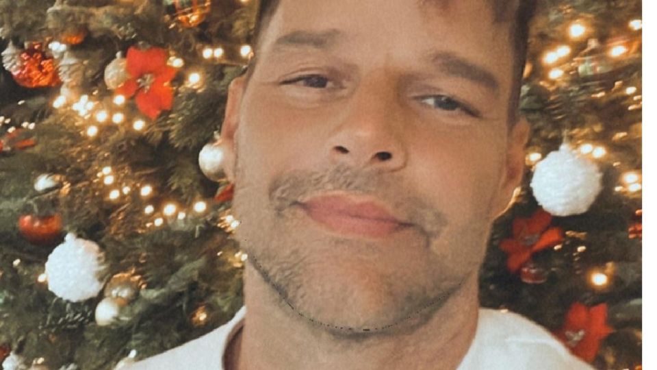 Ricky Martin posando. Fuente: Instagram