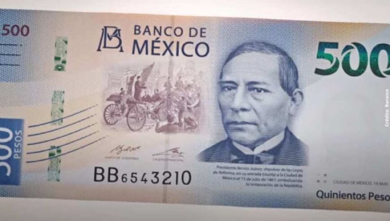 Billete de 500 pesos 