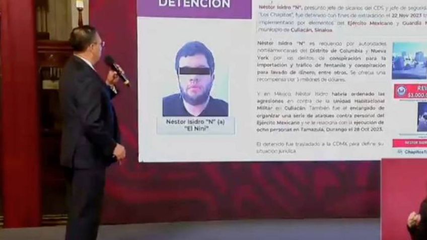 Frenan extradición de "El Nini", jefe de seguridad de "Los Chapitos" a Estados Unidos