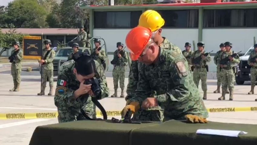 Destruyen 135 armas de fuego en las instalaciones de la Catorceava zona militar