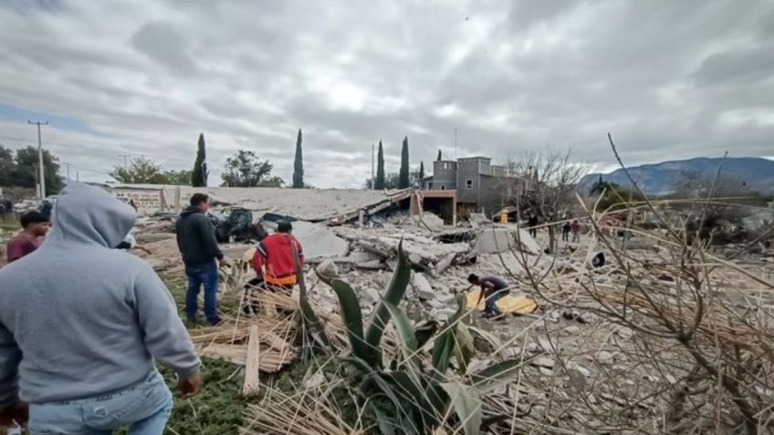 Explosión de polvorín en Hidalgo deja cinco muertos