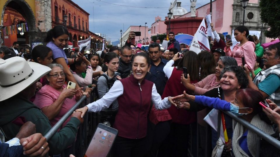 Sheinbaum planteó llevar la paz al estado, que reporta altos índices delictivos.
