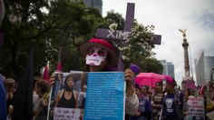 Caos vial en el Centro Histórico por "Marcha de Día de Muertas"