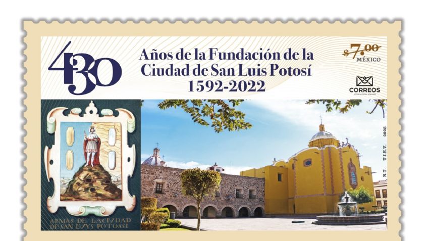 San Luis cumple 430 años y lo festeja con la emisión de un timbre postal conmemorativo