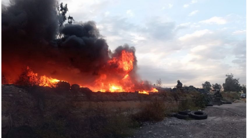 Parque Cuitláhuac: un fuerte incendio consume las instalaciones de Iztapalapa