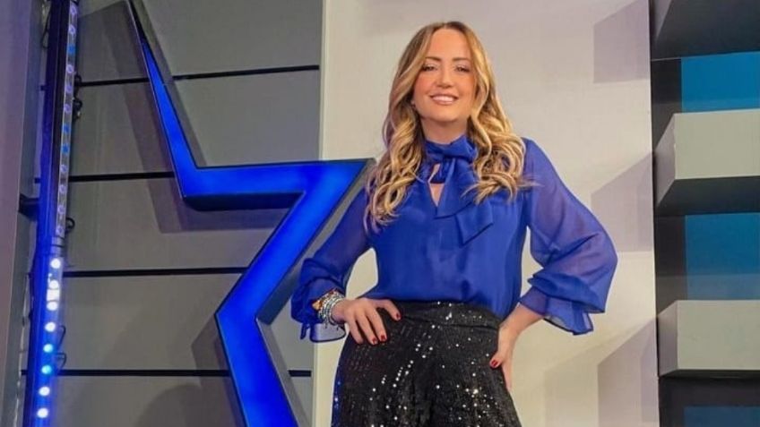 Andrea Legarreta enamora a todo "Hoy" con una coqueta maxifalda de transparencias ideal para el invierno