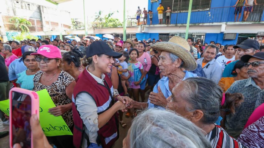 Evelyn Salgado: “Acapulco lo vamos a levantar entre todos, luchando de pie"