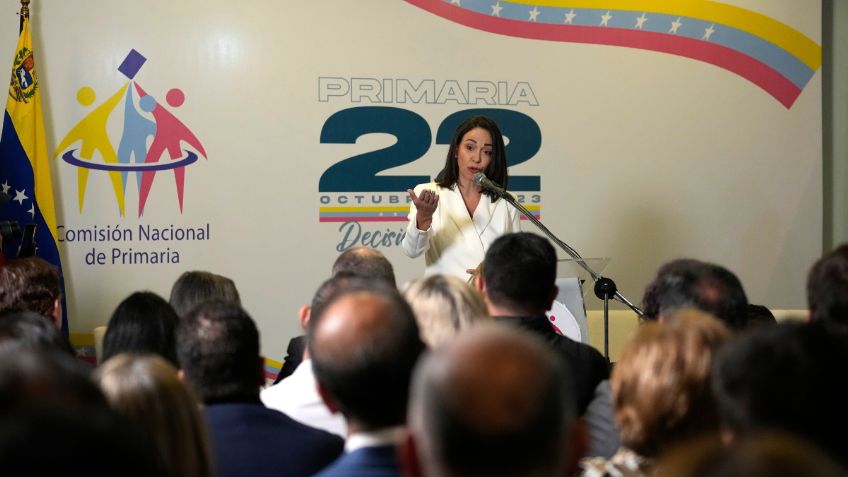 María Corina Machado sigue su camino