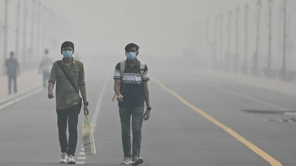 La niebla tóxica en Nueva Delhi la hace la cuidad más contaminada del mundo.