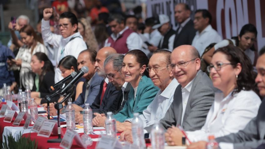 Claudia Sheinbaum se reúne con representantes sindicales: pide construir un México con justicia