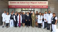 Delfina Gómez inaugura el Centro de Salud “San Miguel Xaltocan” en Nextlalpan