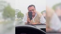 VIDEO: Conductor se lleva sobre el cofre a agente de la Semovi en Tabasco