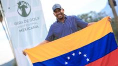 Golfista venezolano Jhonattan Vegas participa en la cuarta etapa de la GGPM