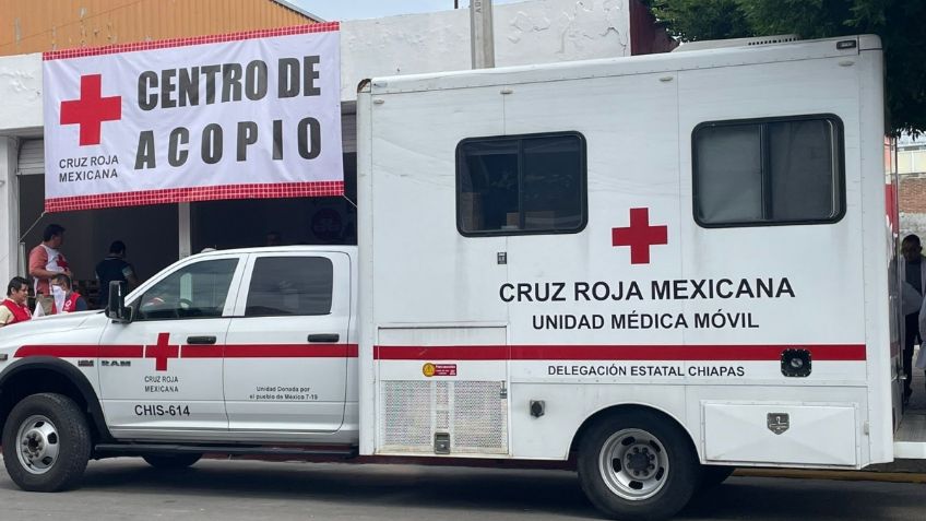 Cruz Roja de Chiapas envía consultorio médico móvil a Acapulco, brindará atención a damnificados por "Otis"