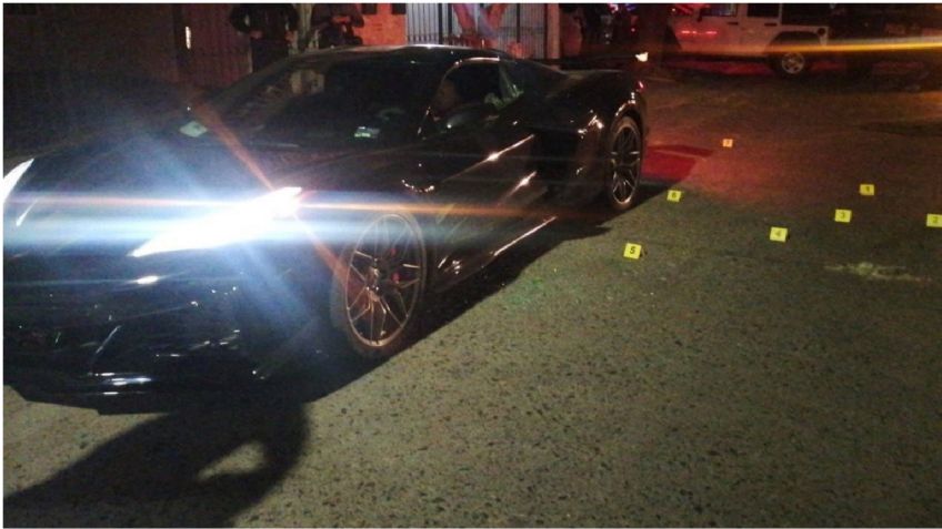 A balazos asesinan a venezolano que viajaba en su Corvette en Zapopan, Jalisco