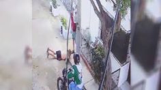 VIDEO: por tratar de evitar un asalto termina muerto al golpearse la cabeza en el forcejeo