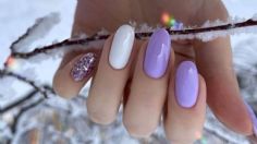 5 diseños románticos de uñas gelish color lila para que tus manos se vean más lindas esta temporada