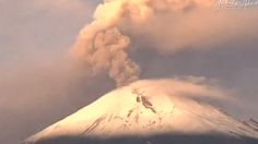 Emiten alerta por caída de ceniza del volcán Popocatépetl en Puebla