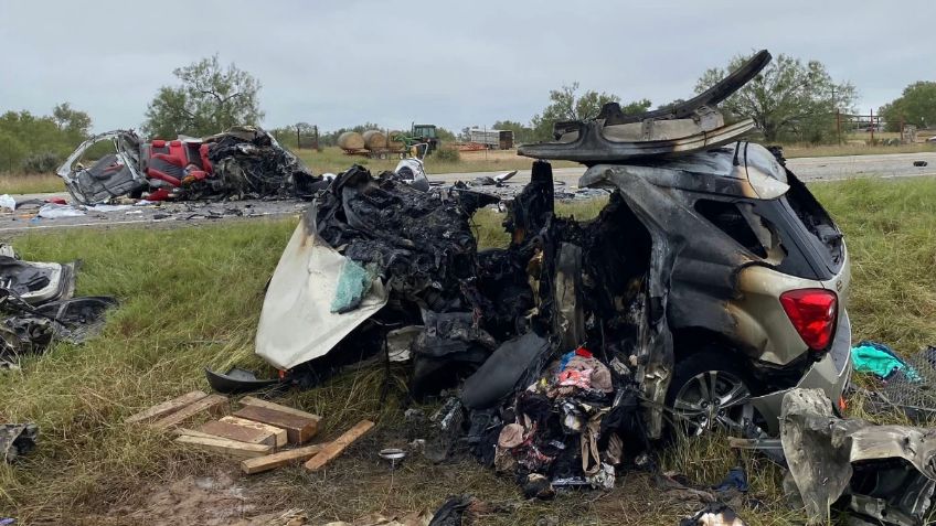 Mueren ocho personas tras persecución en carretera de Texas