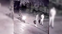 VIDEO: Ladrones en motocicleta asaltan a una joven en Jiutepec, Morelos