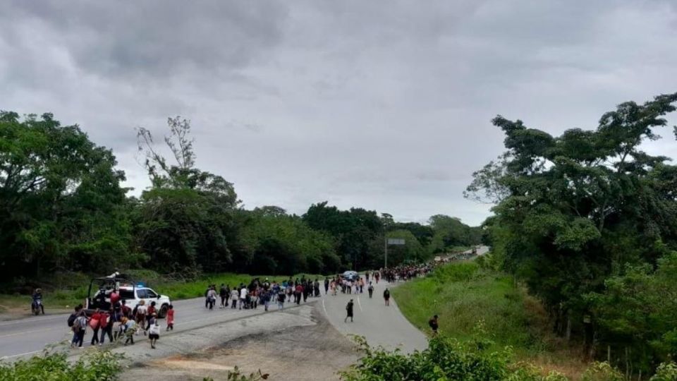 Se trata de integrantes de la caravana “Latinoamérica Unida” que llegó al sur de la entidad desde el miércoles 29 de noviembre